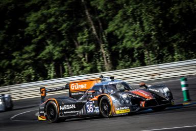 Alex Brundle (GBR) Jann Mardenborough (GBR) / Mark Shulzhitskiy (RUS) driving the #35 LMP2 Oak Racing (FRA) Ligier JS P2 Free Practice  - 24 Heures du Mans at Circuit De La Sarthe - Le Mans - FranceFree Practice  / 24 Heures du Mans / Circuit De La Sarthe