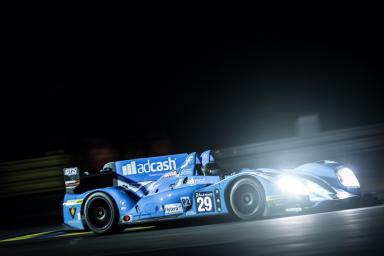 Julien Schell (FRA) / Nicolas Leutwiler (CHE) / Stephane Raffin (FRA) driving the #29 LMP2 (ELMS) Pegasus Racing (FRA) Morgan-Nissan during qualifying 1 - 24 Heures du Mans at Circuit De La Sarthe - Le Mans 