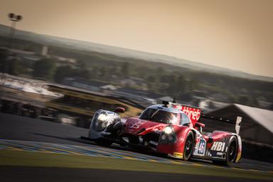 Pierre Thiriet (FRA) / Ludovic Badey (FRA) / Tristan Gommendy (FRA) driving the #46 LMP2 (ELMS) Thiriet By TDS Racing (FRA) Ligier JS P2 Qualifying practice 2 / 24 Heures du Mans / Circuit De La Sarthe / France