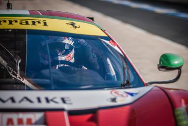 Mirko Venturi (ITA) driver of car #61 LMGTE AM (WEC) AF Corse (ITA) Ferrari F458 Italia during Qualifying Practice 2 Ambiance - 24 Heures Du Mans at Circuit de la Sarthe - Le Mans - France 