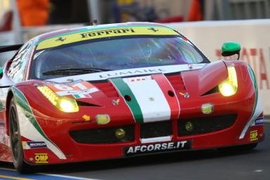 Qualifying and Practice 2 - Luis Perez-Companc (ARG) / Marco Cioci (ITA) / Mirko Venturi (ITA) driving the #61 LMGTE AM (WEC) AF Corse (ITA) Ferrari F458 Italia
 / 24 Heures du Mans / Circuit De La Sarthe / France - Qualifying 1 / 24 Heures du Mans / Circ