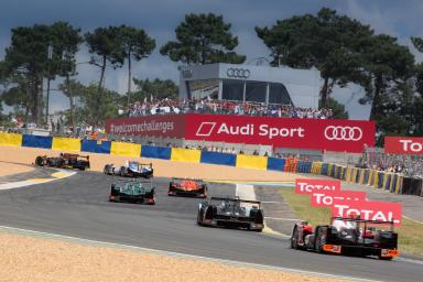  Christian Klien (AUT) / Gary Hirsch (CHE) / Romain Brandela (FRA) driving the #43 LMP2 (ELMS) New Blood By Morand Racing (CHE) Morgan-Judd / 24 Heures du Mans / Circuit De La Sarthe / France