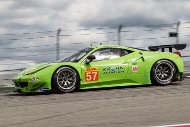 Tracy Krohn (USA) / Niclas Jonsson (USA) / Ben Collins (GBR) drivers of car #57 LMGTE AM KROHN RACING (USA) Ferrari F458 Italia Free Practice #1 of the 6 hours race at the Circuit of the Americas - Austin - Texas - USA