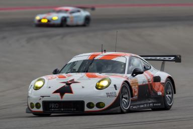 Francois Perrodo (FRA) / Emmanuel Collard (FRA) / Matthieu Vaxivi?re (FRA) drivers of car #75 LMGTE AM Prospeed Competition (BEL) Porsche 911 GT3 RSR Free Practice #1 of the 6 hours race at the Circuit of the Americas - Austin - Texas - USA