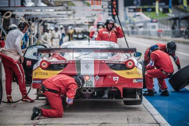 Davide Rigon (ITA) / James Calado (GBR) drivers of car #71 LMGTE PRO AF Corse (ITA) Ferrari F458 Italia during Free Practice 3 - 6 Hours of COTA at Circuit of the Americas - Austin - Texas - USA 