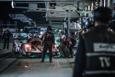 Pit Stop for car #12 LMP1 Rebellion Racing (CHE) Rebellion Toyota R-One - 6 Hours of COTA at Circuit of the Americas - Austin - Texas - USA 