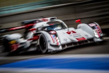 Marcel Fassler (CHE) / Andre Lotterer (DEU) / Benoit Treluyer (FRA) / drivers of car #2 LMP1 Audi Sport Team Joest (DEU) Audi R18 e-tron quattro - 6 Hours of Shanghai at Shanghai International Circuit - Shanghai - China 