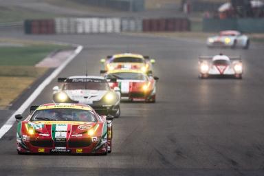 Gianmaria Bruni (ITA) / Toni Vilander (FIN) / drivers of car #51 LMGTE PRO AF Corse (ITA) Ferrari F458 Italia Free Practice 1 - 6 Hours of Shanghai at Shanghai International Circuit - Shanghai - China 