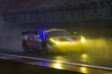 Davide Rigon (ITA) / James Calado (GBR) / drivers of car #71 LMGTE PRO AF Corse (ITA) Ferrari F458 Italia Free Practice 2 - 6 Hours of Shanghai at Shanghai International Circuit - Shanghai - China 