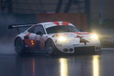 Francois Perrodo (FRA) / Emmanuel Collard (FRA) / Matthieu Vaxiviere (FRA) / drivers of car #75 LMGTE AM Prospeed Competition (BEL) Porsche 911 GT3 RSR Free Practice 2 - 6 Hours of Shanghai at Shanghai International Circuit - Shanghai - China 