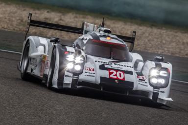 Timo Bernhard (DEU) / Mark Webber (AUS) / Brendon Hartley (NZL) / drivers of car #20 LMP1 Porsche Team (DEU) Porsche 919 Hybrid Free Practice 3 - 6 Hours of Shanghai at Shanghai International Circuit - Shanghai - China 