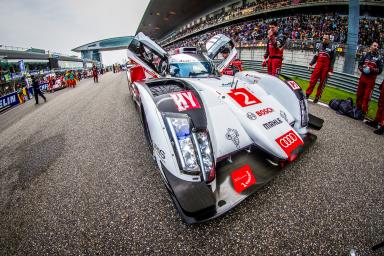 Marcel Fassler (CHE) / Andre Lotterer (DEU) / Benoit Treluyer (FRA) / Car #2 LMP1 Audi Sport Team Joest (DEU) Audi R18 e-tron quattro - 6 Hours of Shanghai at Shanghai International Circuit - Shanghai - China