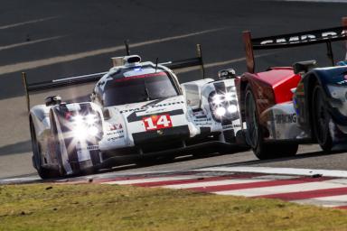 Romain Dumas (FRA) / Neel Jani (CHE) / Marc Lieb (DEU) / Car #14 LMP1 Porsche Team (DEU) Porsche 919 Hybrid  Race - 6 Hours of Shanghai at Shanghai International Circuit - Shanghai - China 