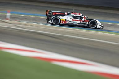 Marcel Fassler (CHE) / Andre Lotterer (DEU) / Benoit Treluyer (FRA) / Car #2 LMP1 Audi Sport Team Joest (DEU) Audi R18 e-tron quattro - 6 Hours of Bahrain at Bahrain International Circuit (BIC) - Sakhir - Kingdom of Bahrain 