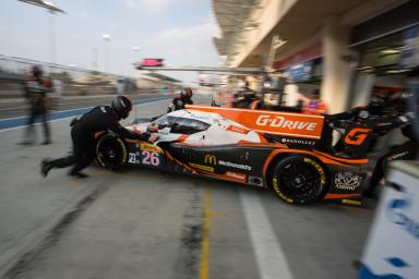 Roman Rusinov (RUS) / Olivier Pla (FRA) / Julien Canal (FRA) / Car #26 LMP2 G-Drive Racing (RUS) Ligier JS P2 - Nissan - 6 Hours of Bahrain at Bahrain International Circuit (BIC) - Sakhir - Kingdom of Bahrain 