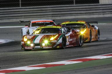 Gianluca Roda (ITA) / Paolo Ruberti (ITA) / Matteo Cressoni (ITA) / Car #90 LMGTE AM 8 Star Motorsports (USA) Ferrari F458 Italia - 6 Hours of Bahrain at Bahrain International Circuit (BIC) - Sakhir - Kingdom of Bahrain 