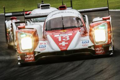 Dominik Kraihamer (AUT) / Andrea Belicchi (ITA) / Fabio Leimer (CHE) / Car #13 LMP1 Rebellion Racing (CHE) Rebellion Toyota R-One - 6 Hours of Sao Paulo at Interlagos Circuit - Sao Paulo - Brazil