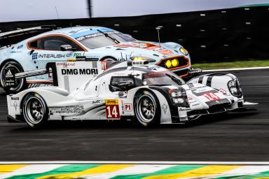 Romain Dumas (FRA) / Neel Jani (CHE) / Marc Lieb (DEU) / Car #14 LMP1 Porsche Team (DEU) Porsche 919 Hybrid  - 6 Hours of Sao Paulo at Interlagos Circuit - Sao Paulo - Brazil