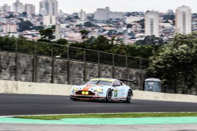 Darren Turner (GBR) / Stefan Mucke (DEU) / Car #97 LMGTE PRO Aston Martin Racing (GBR) Aston Martin Vantage V8 - 6 Hours of Sao Paulo at Interlagos Circuit - Sao Paulo - Brazil