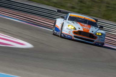 Car #96 / ASTON MARTIN RACING (GBR) / Aston Martin Vantage V8 / Francesco Castellacci (ITA) / Roald Goethe (DEU) / Stuart Hall (GBR) - FIA WEC Prologue at Paul Ricard Circuit - Le Castellet - France 