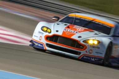 Car #96 / ASTON MARTIN RACING (GBR) / Aston Martin Vantage V8 / Francesco Castellacci (ITA) / Roald Goethe (DEU) / Stuart Hall (GBR) - FIA WEC Prologue at Paul Ricard Circuit - Le Castellet - France 