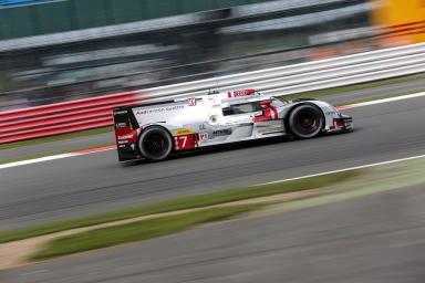 Car #7 / AUDI SPORT TEAM JOEST (DEU) / Audi R18 e-tron quattro Hybrid / Marcel Fassler (CHE) / Andre Lotterer (DEU) / Benoit Treluyer (FRA) - 6 Hours of Silverstone  at Silverstone Circuit - Towcester - UK  - 6 Hours of Silverstone  at Silverstone Circuit