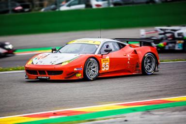 Car #55 / AF CORSE (ITA) / Ferrari F458 Italia / Duncan Cameron (GBR) / Matt Griffin (IRL) / Alex Mortimer (GBR) - FIA WEC 6 hours of Spa-Francorchamps at Stavelot - Route du Circuit - Belgium 