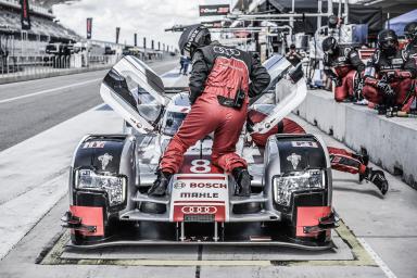 Car #8 / AUDI SPORT TEAM JOEST (DEU) / Audi R18 e-tron quattro Hybrid / Lucas Di Grassi (BRA) / Loic Duval (FRA) / Oliver Jarvis (GBR) Free Practice 3 - 6 Hours of COTA at Circuit Of The Americas - Austin - Texas - USA Free Practice 3 - 6 Hours of COTA at