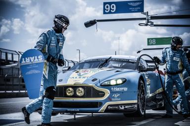 Car #99 / ASTON MARTIN RACING V8 (GBR) / Aston Martin Vantage V8 / Alex MacDowall (GBR) / Fernando Rees (BRA) / Richie Stanaway (NZL) Free Practice 1 - 6 Hours of COTA at Circuit Of The Americas - Austin - Texas - USA 