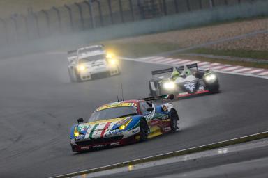 Car #51 / AF CORSE (ITA) / Ferrari F458 Italia / Gianmaria Bruni (ITA) / Toni Vilander (FIN) Start of The Race- 6 Hours of Shanghai at Shanghai International Circuit - Shanghai - China Start of The Race- 6 Hours of Shanghai at Shanghai International Circu