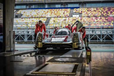 Car #12 / REBELLION RACING (CHE) / Rebellion R-One - AER  / Nicolas Prost (FRA) / Mathias Beche (CHE)  during Scrutineering & Drivers Signing On- 6 Hours of Shanghai at Shanghai International Circuit - Shanghai - China 