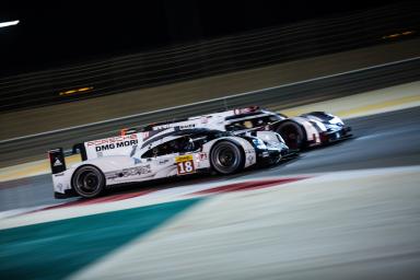 Car #18 / PORSCHE TEAM (DEU) / Porsche 919 Hybrid Hybrid / Romain Dumas (FRA) / Neel Jani (CHE) / Marc Lieb (DEU)- 6 Hours of Bahrain at Bahrain International Circuit - Sakhir - Bahrain