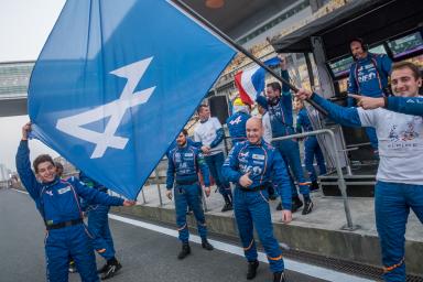 Celebrations for CAR #36 / SIGNATECH ALPINE / FRA / Alpine A460 - Nissan - WEC 6 Hours of Shanghai - Shanghai International Circuit - Shanghai - China 