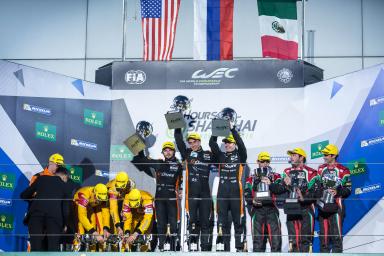 Podium at the  WEC 6 Hours of Shanghai - Shanghai International Circuit - Shanghai - China 