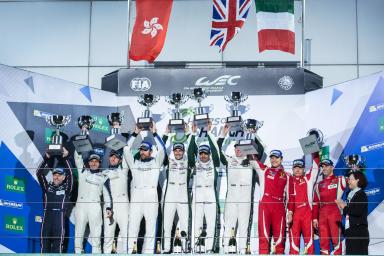 Podium at the  WEC 6 Hours of Shanghai - Shanghai International Circuit - Shanghai - China