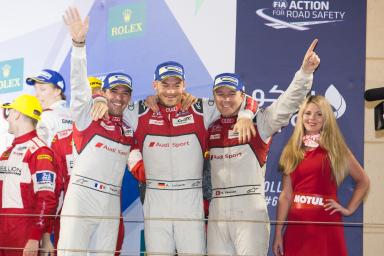 Podium at the WEC 6 Hours of Bahrain - Bahrain International Circuit - Sakhir - Bahrain 