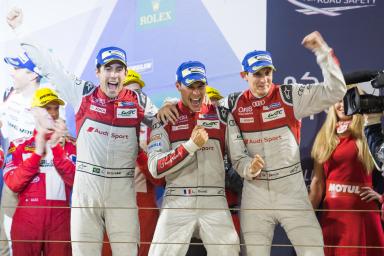 Podium at the WEC 6 Hours of Bahrain - Bahrain International Circuit - Sakhir - Bahrain 