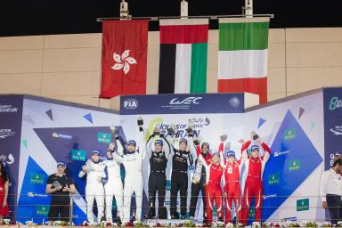 Podium at the WEC 6 Hours of Bahrain - Bahrain International Circuit - Sakhir - Bahrain 