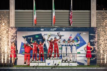 GTE PRO Podium at the WEC 6 Hours of Spa - Circuit de Spa-Francorchamps - Spa - Belgium