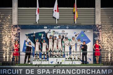 LMP1 Podium at the WEC 6 Hours of Spa - Circuit de Spa-Francorchamps - Spa - Belgium