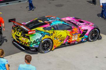 #50 LARBRE COMPETITION (FRA) Category : LM GTE Am Cars : CHEVROLET CORVETTE C7-Z06 Tyres : MICHELIN Drivers : Fernando REES (CAN) Romain BRANDELA (FRA) Christian PHILIPPON (FRA)