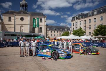 #60 CLEARWATER RACING / SGP / FERRARI 488 GTE / Richard WEE (SGP) / Hiroki KATOH (JPN) / Alvaro PARENTE (PRT) -#61 CLEARWATER RACING / SGP / Ferrari 488 GTE / Weng Sun Mok (MYS) / Keita Sawa (JPN) / Matthew Griffin (IRL) - Le Mans 24 Hour - Place de la R