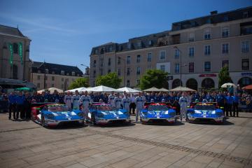 #66 FORD CHIP GANASSI TEAM UK / USA / Ford GT / Stefan Mucke (DEU) / Olivier Pla (FRA) / Billy Johnson (USA) -#67 FORD CHIP GANASSI TEAM UK / USA / Ford GT / Andy Priaulx (GBR) / Harry Tincknell (GBR) / Luis Felipe Derani (BRA) -#68 FORD CHIP GANASSI TEAM