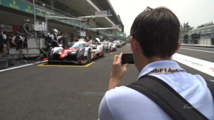 2017 6 Hours of Mexico - The steering wheel of the Toyota TSO50