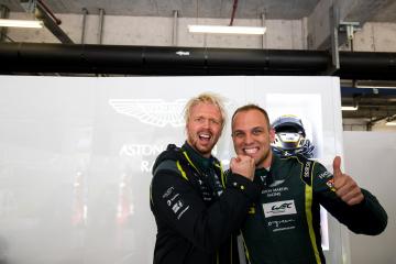 Qualifying Winner GTE PRO - #95 ASTON MARTIN RACING / GBR / Aston Martin Vantage / Nicki Thiim (DNK) / Marco Sorensen (DNK) - WEC 6 Hours of Shanghai - Shanghai International Circuit - Shanghai - China