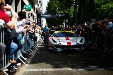 #54 Spirit of race / Ferrari 488GTE - Scrutineering - 24 hours of Le Mans  - Circuit de la Sarthe - Le Mans - France - 