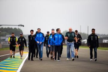 #95 ASTON MARTIN RACING / GBR - Drivers Track Walk - 24 hours of Le Mans  - Circuit de la Sarthe - Le Mans - France