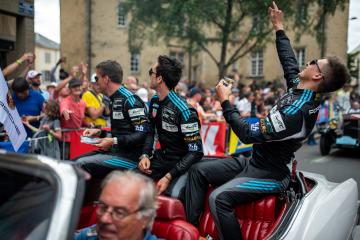 Drivers Parade - #77 DEMPSEY-PROTON RACING / DEU / Christian Ried (DEU) / Matt Campbell (AUS) / Julien Andlauer (FRA) -24 hours of Le Mans  - Circuit de la Sarthe - Le Mans - France -