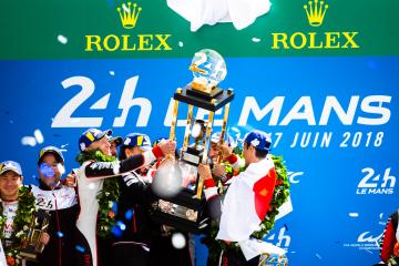 #8 TOYOTA GAZOO RACING / JPN / Toyota TS050 - Hybrid - Hybrid / Sebastien Buemi (CHE) / Fernando Alonso (ESP) / Kazuki Nakajima (JPN) - 24 hours of Le Mans  - Circuit de la Sarthe - Le Mans - France -