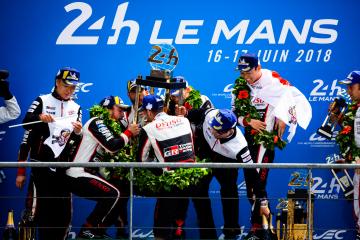 #8 TOYOTA GAZOO RACING / JPN / Toyota TS050 - Hybrid - Hybrid / Sebastien Buemi (CHE) / Fernando Alonso (ESP) / Kazuki Nakajima (JPN) - 24 hours of Le Mans  - Circuit de la Sarthe - Le Mans - France -